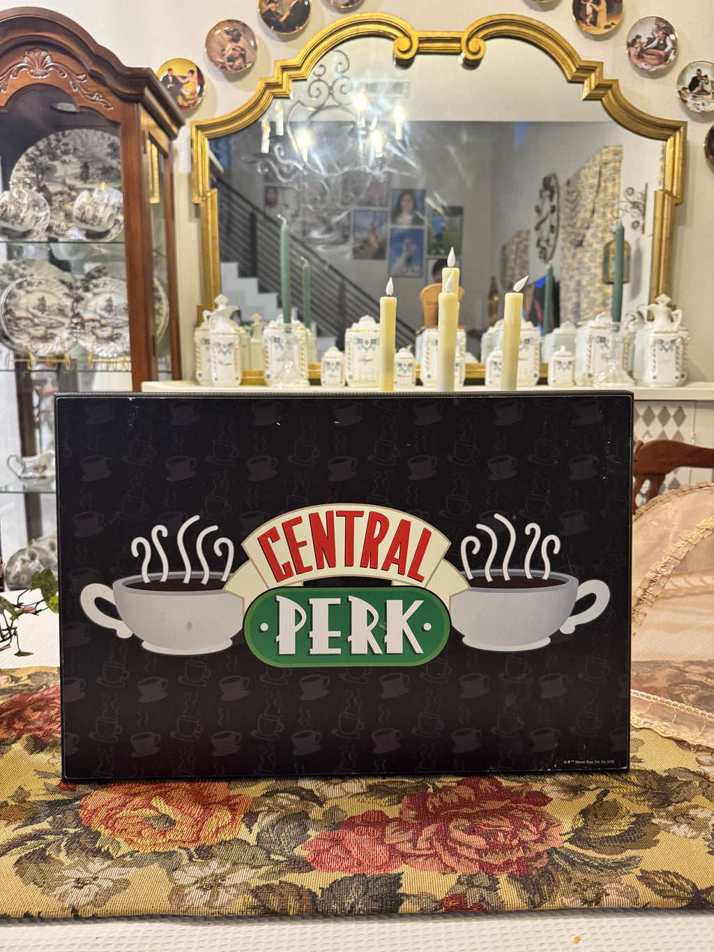 Silver Buffalo Friends Central Perk Logo MDF wood wall sign