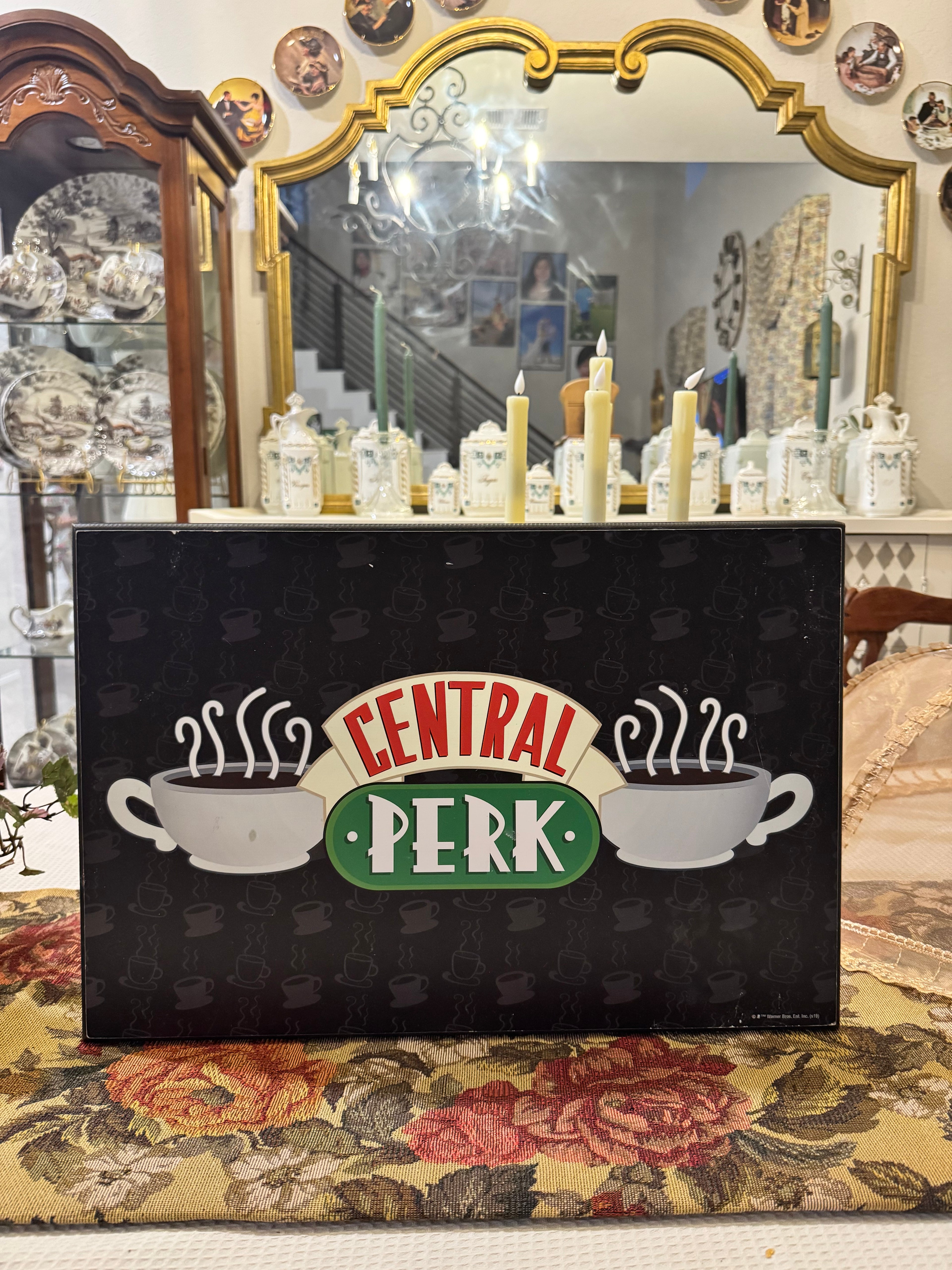 Silver Buffalo Friends Central Perk Logo MDF wood wall sign