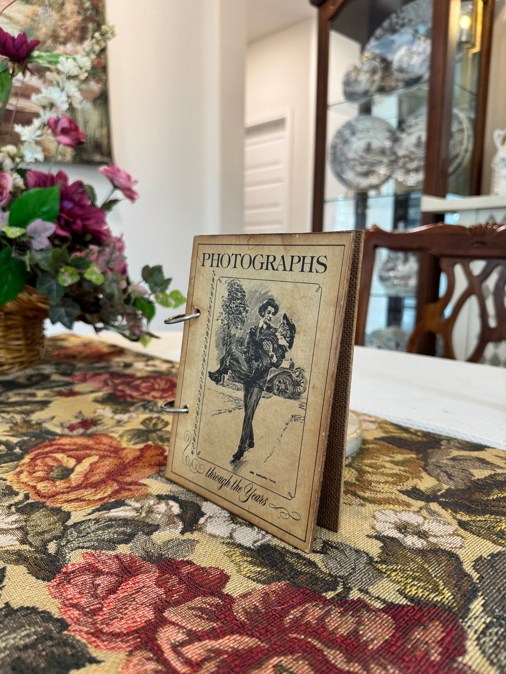 Antique collectible photo album