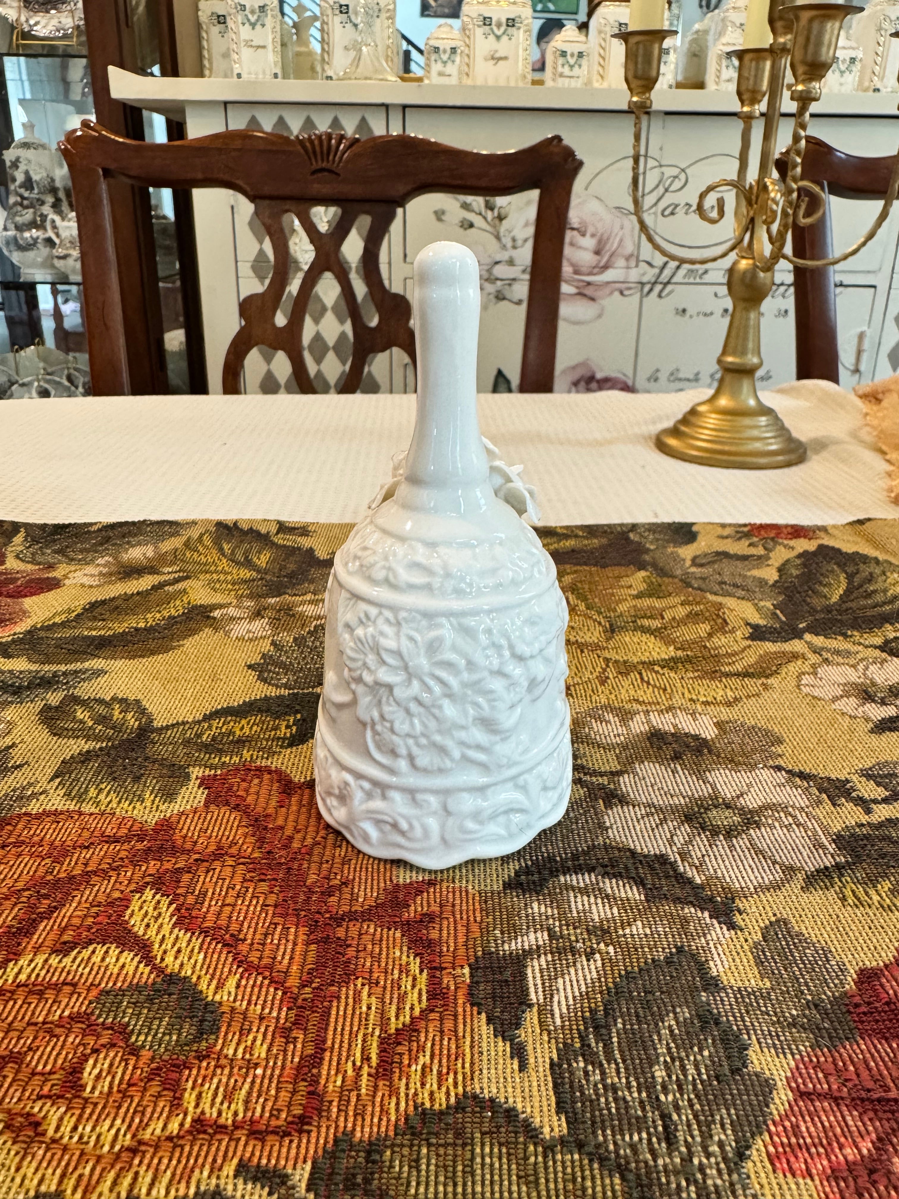 Decorative ceramic hand bell