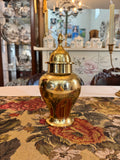 Vintage brass lidded ginger jar