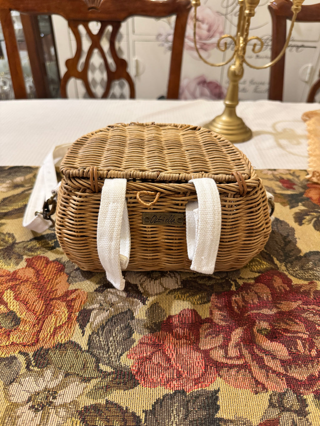Olli Ella Mini Chari Rattan Bag