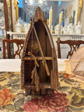 Decorative tabletop or wall-mounted boat figurine