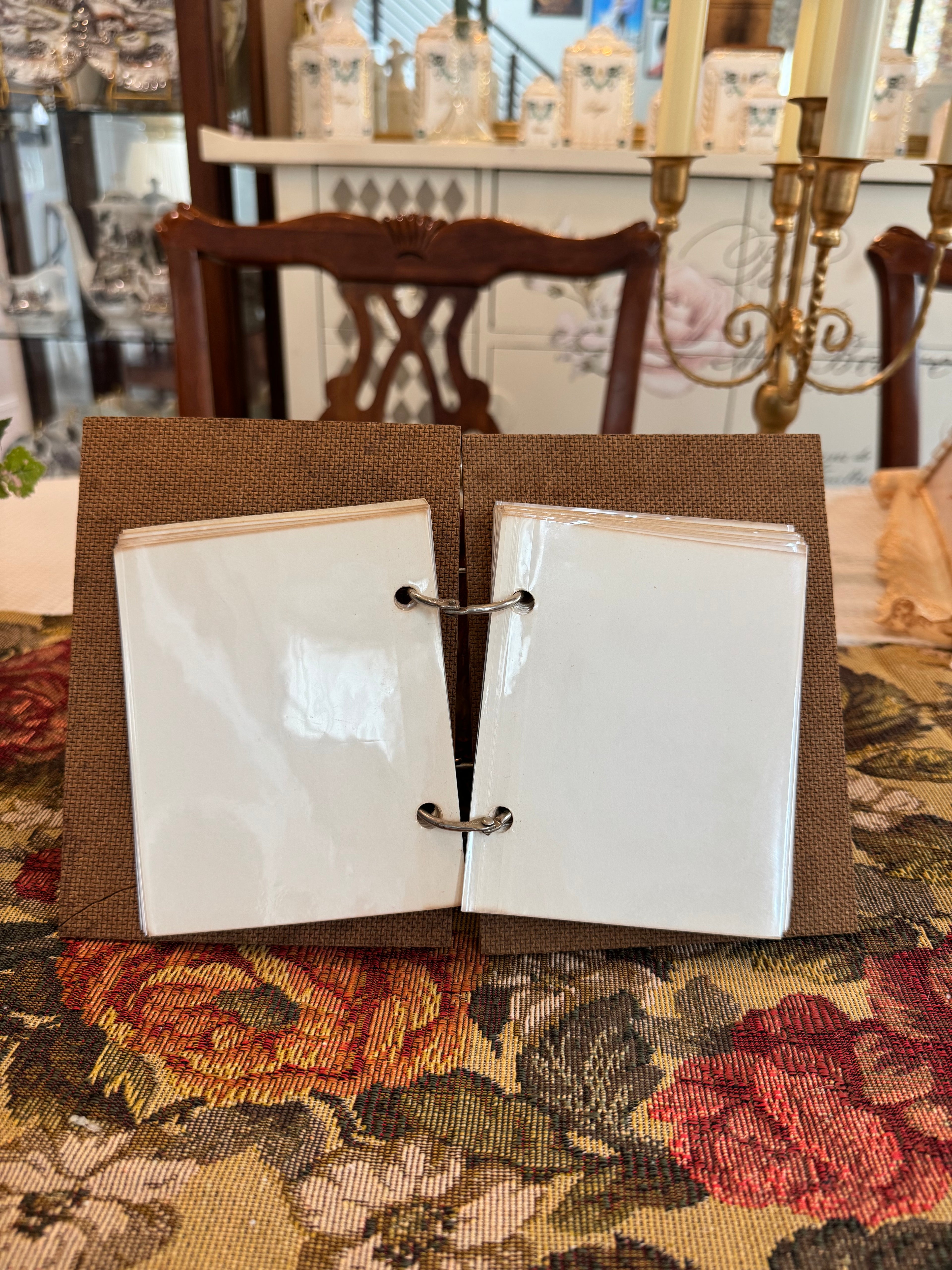 Antique collectible photo album