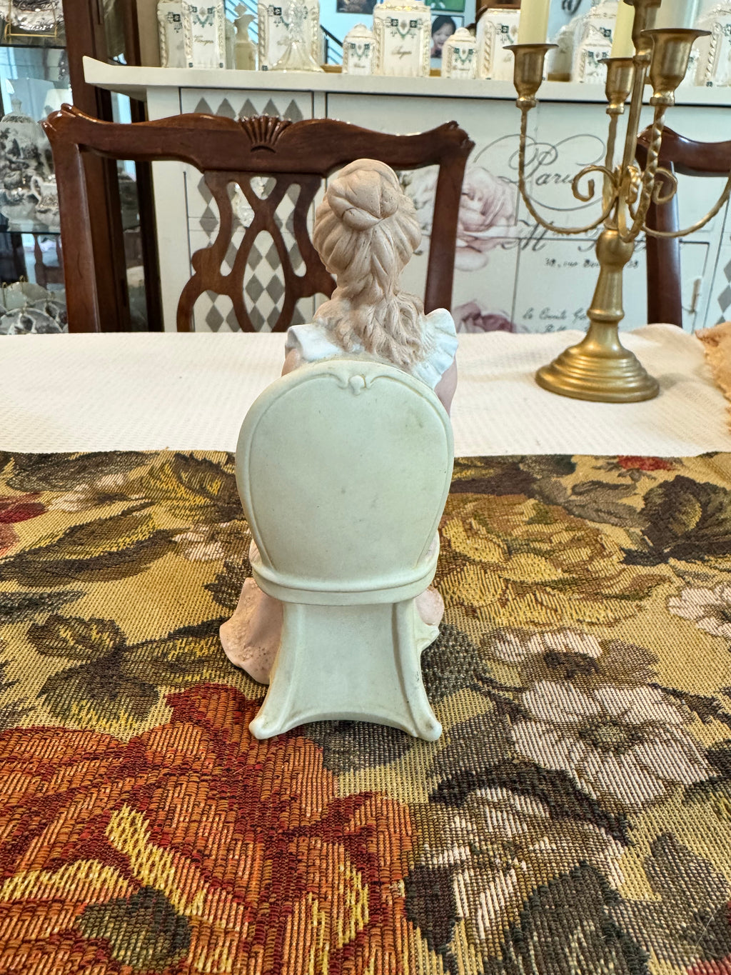 "Courtney's Dream" Victorian Lady (model #1439) vintage figurine by HOMCO