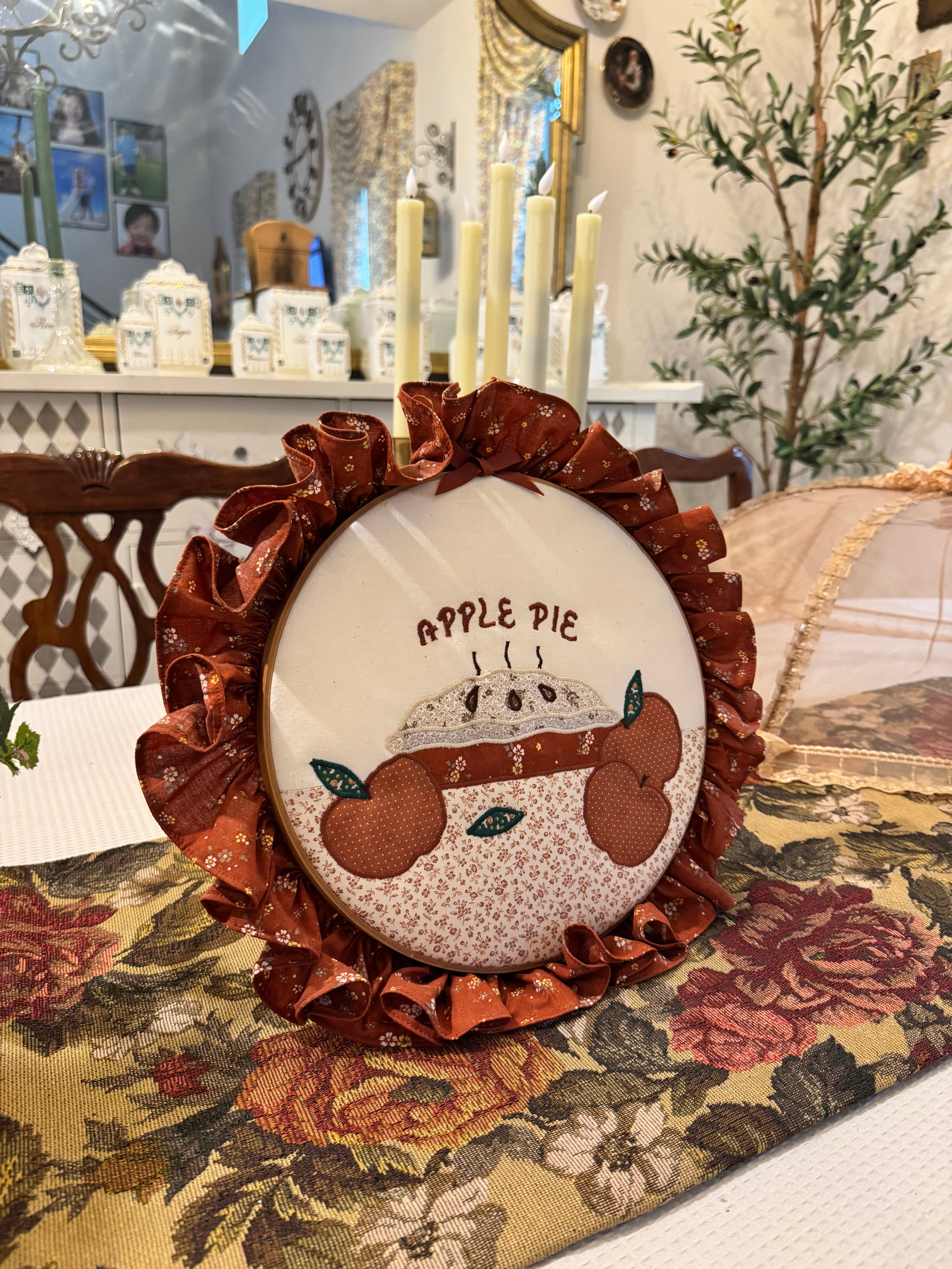 Vintage handmade embroidery