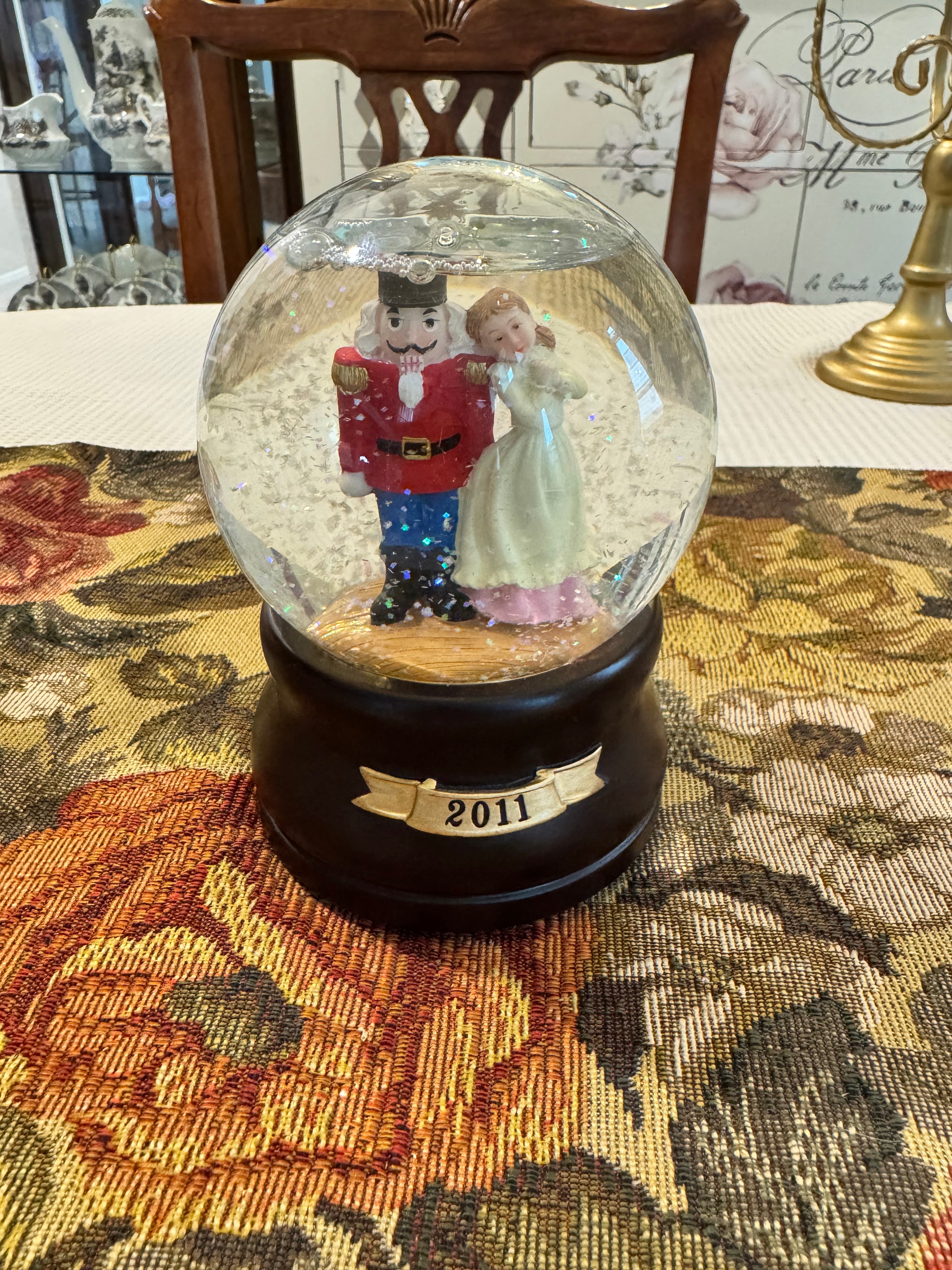 2011 Nutcracker Suite Musical Snow Globe