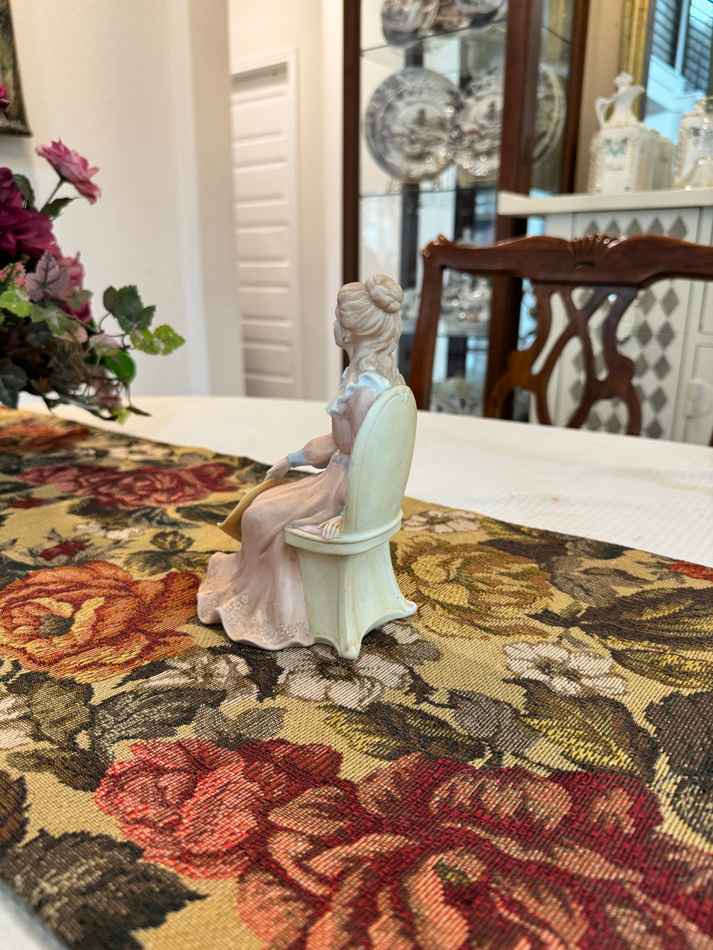 "Courtney's Dream" Victorian Lady (model #1439) vintage figurine by HOMCO