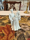 Vintage resin wedding cake topper