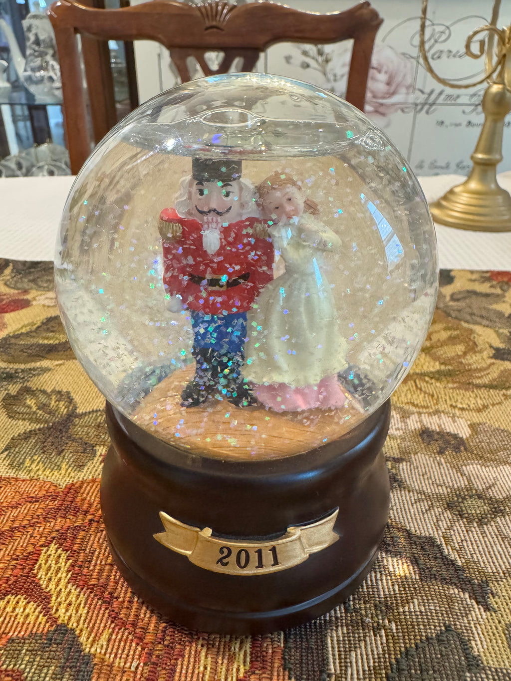 2011 Nutcracker Suite Musical Snow Globe