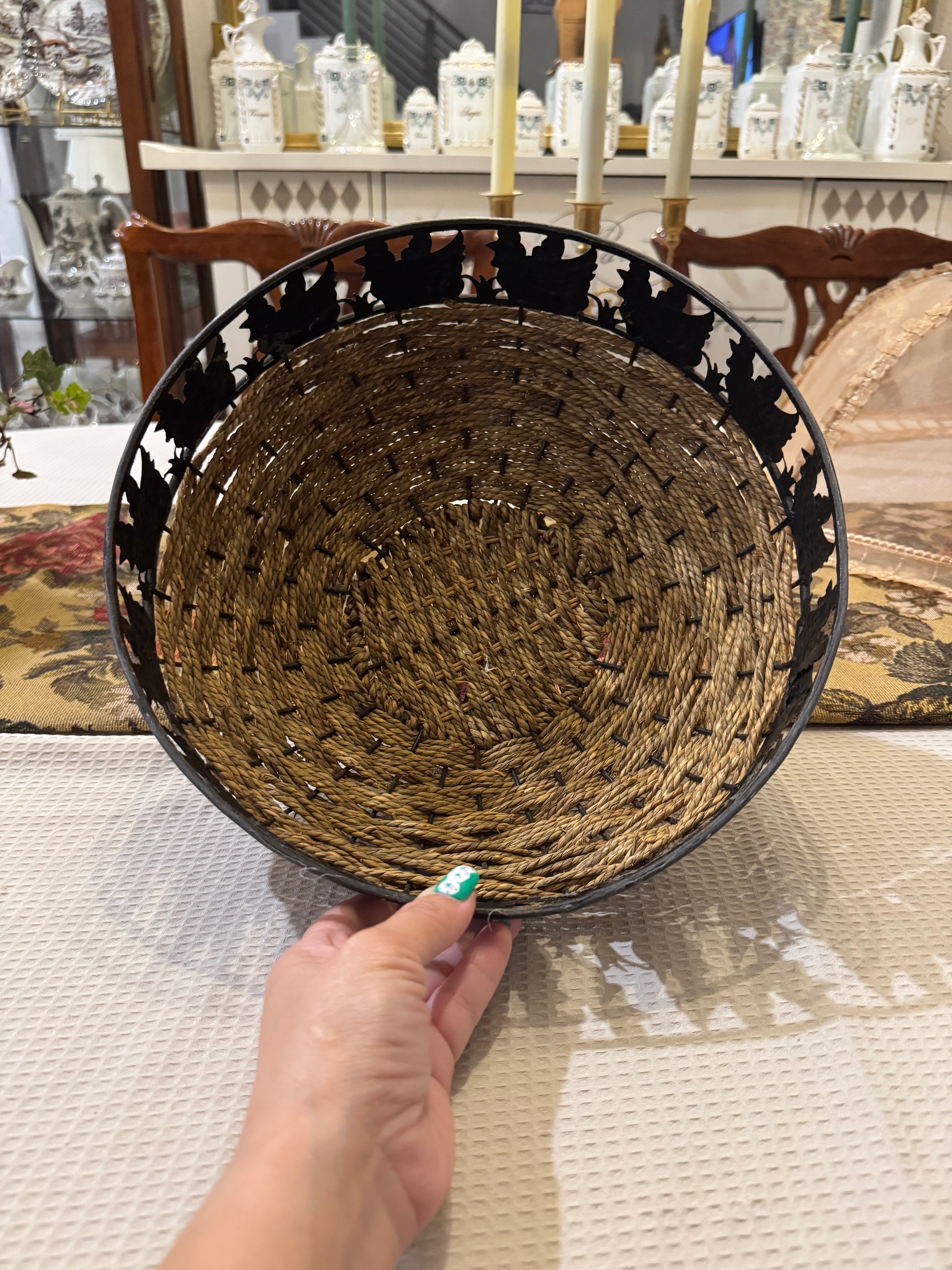 Decorative collectible basket