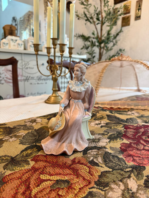 "Courtney's Dream" Victorian Lady (model #1439) vintage figurine by HOMCO