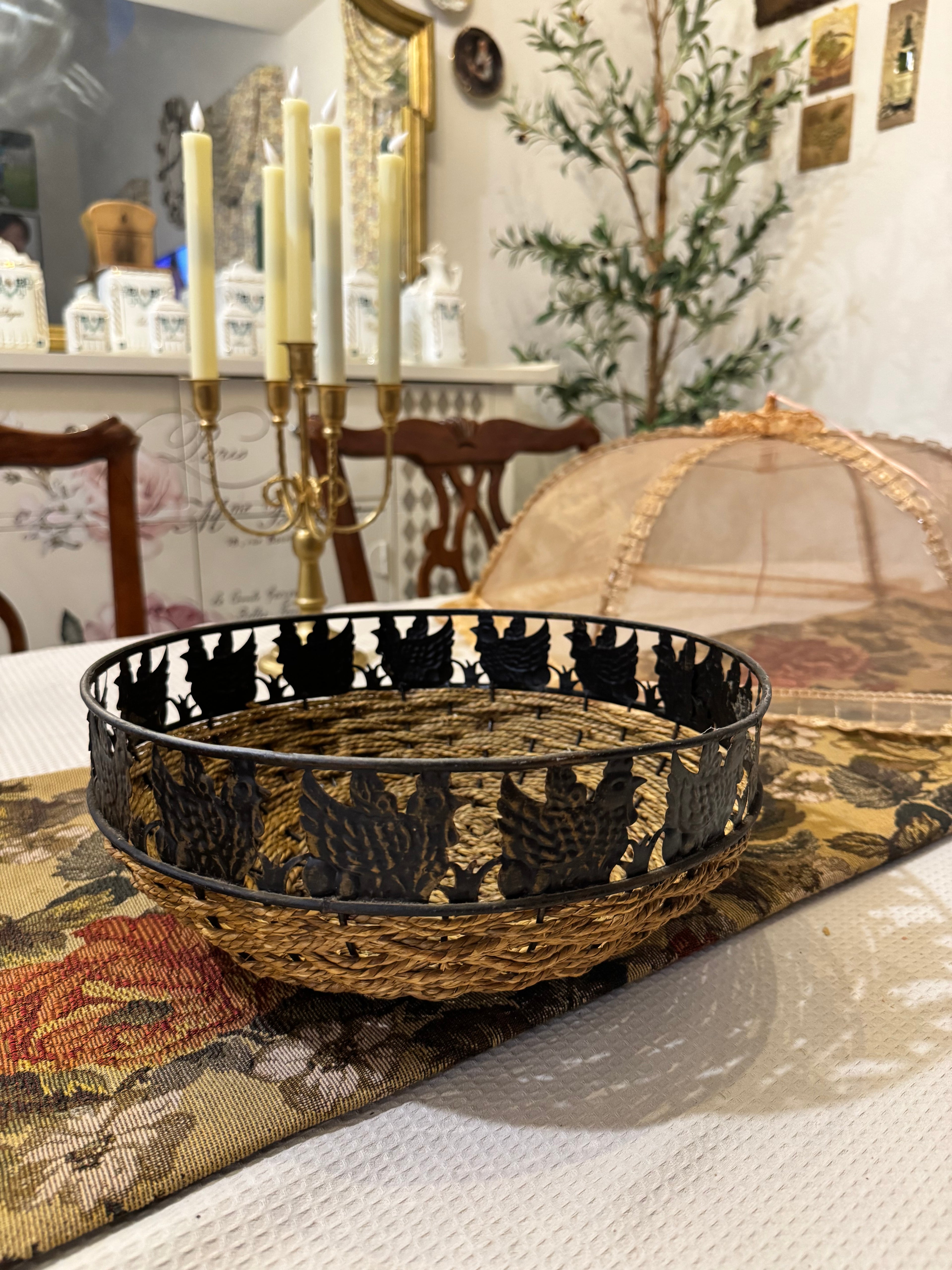 Decorative collectible basket